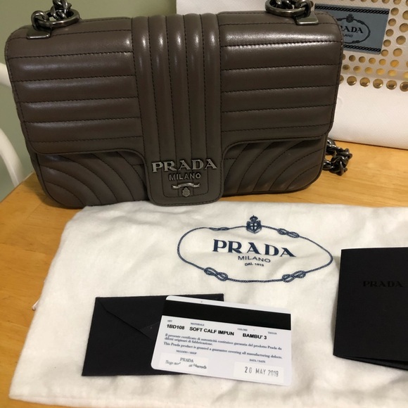 PRADA - DIAGRAMME SHOULDER BAG - Picture 7 of 7